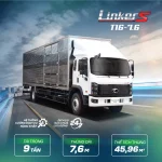 THACO Linker S T16-7.6: tải trọng 9 tấn, thùng dài 7,6 m